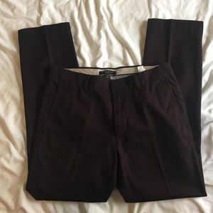 Banana Republic Aiden Chino Pant- Plum/burgundy